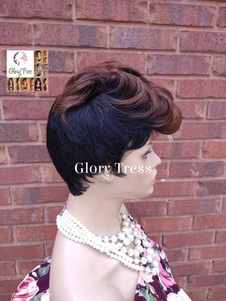 Full Wig, Pixie Cut Wig, Mohawk Wig, Glory Tress, Ombre Mohawk Full Wig, Short Razor Cut Wig // REPENT
