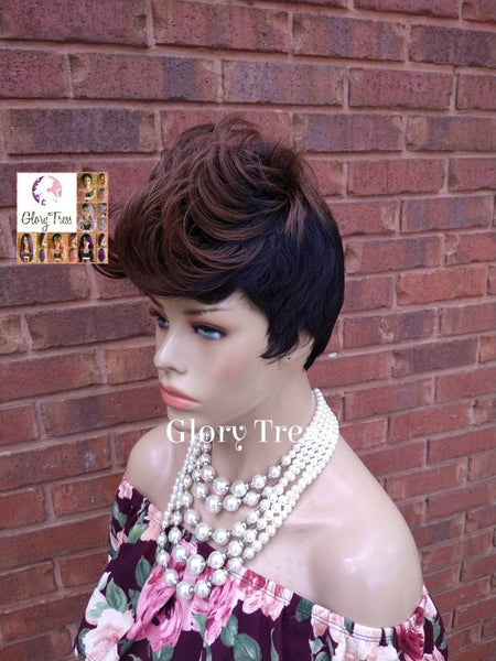 Full Wig, Pixie Cut Wig, Mohawk Wig, Glory Tress, Ombre Mohawk Full Wig, Short Razor Cut Wig // REPENT