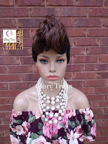 Full Wig, Pixie Cut Wig, Mohawk Wig, Glory Tress, Ombre Mohawk Full Wig, Short Razor Cut Wig // REPENT