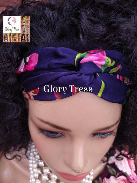 Headband Half Wig -  Kinky Curly Wig - Black Wig - Beginner Friendly Wig - Glory Tress Wigs - African American Wig // PROSPER