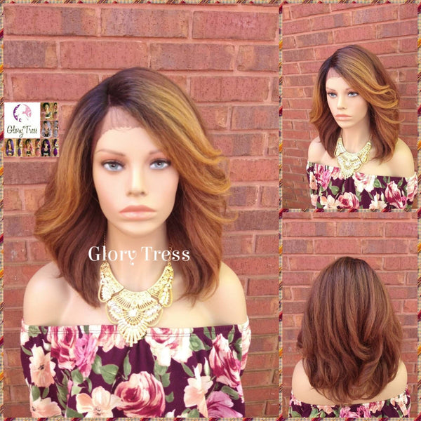 Lace Front Wig, Kinky Curly Lace Front Wig, Ombre Blonde Wig, Natural Yaki Wig, Glory Tress Wig, African American Wig, ON SALE // HOPEFULLY
