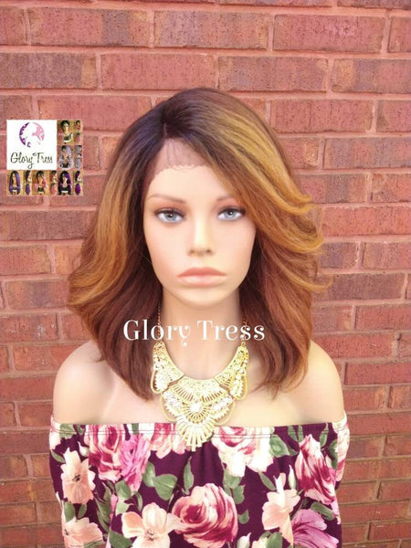 Lace Front Wig, Kinky Curly Lace Front Wig, Ombre Blonde Wig, Natural Yaki Wig, Glory Tress Wig, African American Wig, ON SALE // HOPEFULLY
