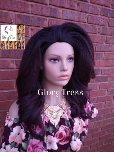 Curly Half Wig, Wigs, African American Wig, Kinky Curly Wig, Natural Yaki Wig, Blown Out Hairstyle, Ready To Ship // MARTHA