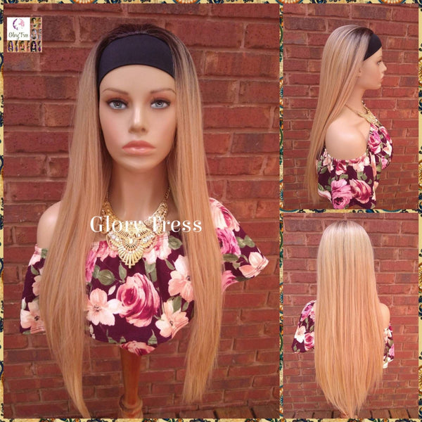 Headband Half Wig -  Straight Half Wig - Beginner  Friendly Wig, Glory Tress Wigs - African American Wig // STEADFASTNESS