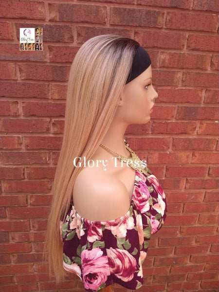 Headband Half Wig -  Straight Half Wig - Beginner  Friendly Wig, Glory Tress Wigs - African American Wig // STEADFASTNESS