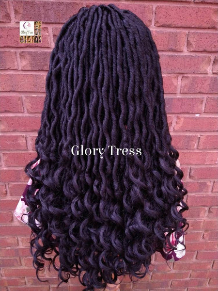 Lace Front Wig, Dreadlock Wig,  Glory Tress, Goddess Locks, Dreadlocks, African American Wig, 4x4 Lace Parting / AFRICA