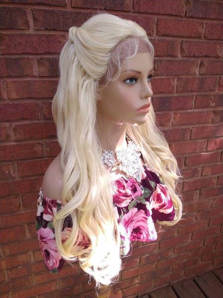 Lace Front Wig | Wavy Lace Front |  Wigs | Glory Tress |  Wigs | Braided Wig | Blond Wig | Wedding Wig | Prom Wig | Ready To Ship // ELEGANT