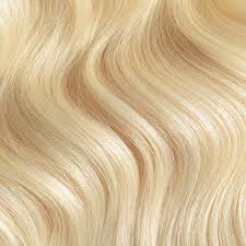24" Wavy Blonde Lace Front Wig Human Hair Wig 100% Brazilian Remy Wig 613 Platinum Blonde Lace Part Wig - DIVINE