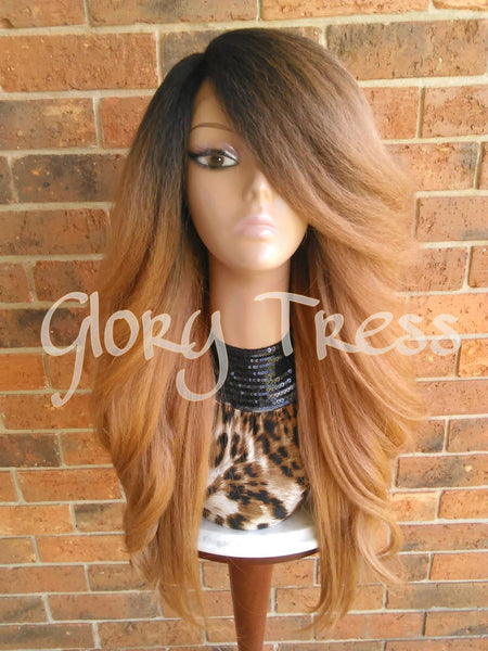 Lace Front Wig, Kinky Curly Wig, Voluminous Wig, Natural Yaki Wig, Blown Out Hairstyle, African American Wig, On Sale// CROWN