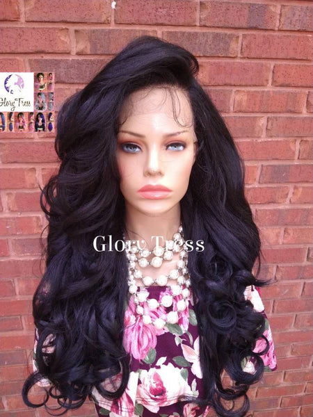 Lace Front Wig, Pre- Plucked, Curly Wig, Glory Tress, Yaki Texture, HD Transparent Lace, 13 x 6 Free Parting // Peaceful