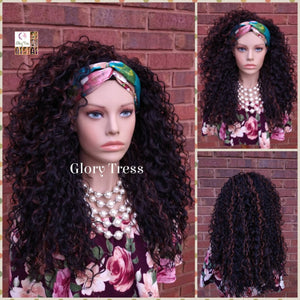 Headband Half Wig -  Kinky Curly Wig - Beginner Friendly Wig - Glory Tress Wigs - African American Wig // CONFIDENCE