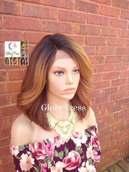 Lace Front Wig, Kinky Curly Lace Front Wig, Ombre Blonde Wig, Natural Yaki Wig, Glory Tress Wig, African American Wig, ON SALE // HOPEFULLY