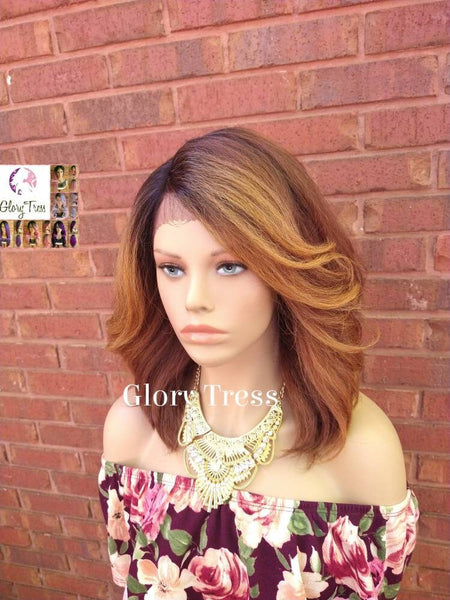 Lace Front Wig, Kinky Curly Lace Front Wig, Ombre Blonde Wig, Natural Yaki Wig, Glory Tress Wig, African American Wig, ON SALE // HOPEFULLY