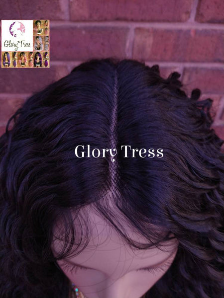 Curly Lace Front Wig, Black Curly Wig, Glory Tress,  Wigs, On Sale //ESTHER