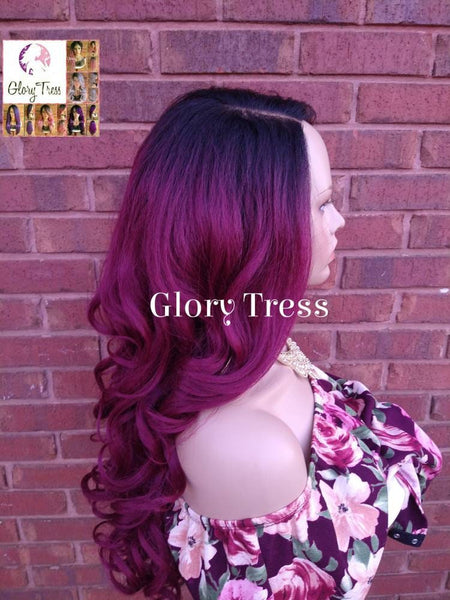 Curly Lace Front Wig, Pre- Plucked, Wigs, Glory Tress, Yaki Texture, HD Transparent Lace, 13 x 6 Free Parting, ON SALE // Peaceful