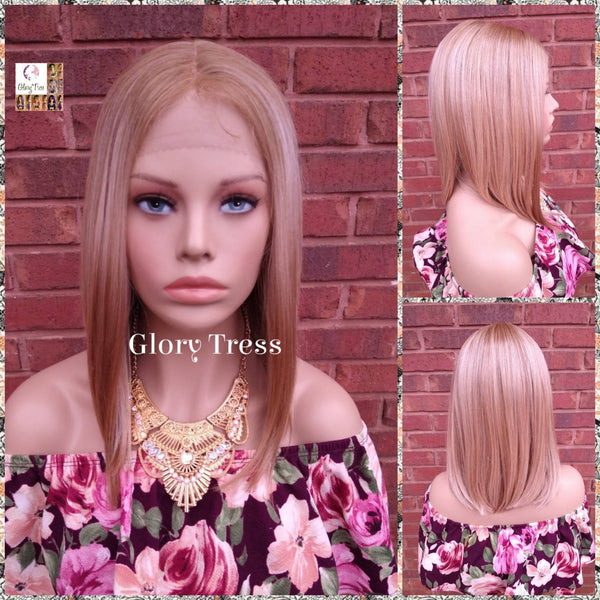 Lace Front Wig, Ombre Creamy Blonde Wig, Straight Wig, Blonde Wig, Glory Tress Wigs, Wigs, Wig, Heat Safe, On Sale  // YOU'RE AMAZING