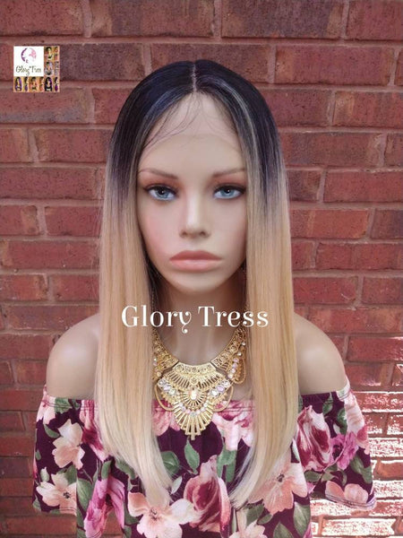 Lace Front Wig, Bob Wig, Ombre Blonde Wig, HD Lace Wig, Glory Tress, Wig, African American Wig, On Sale // ADORATION