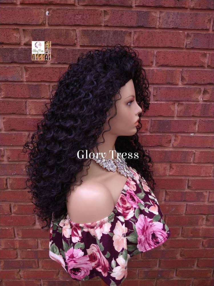 Curly wigs big best sale