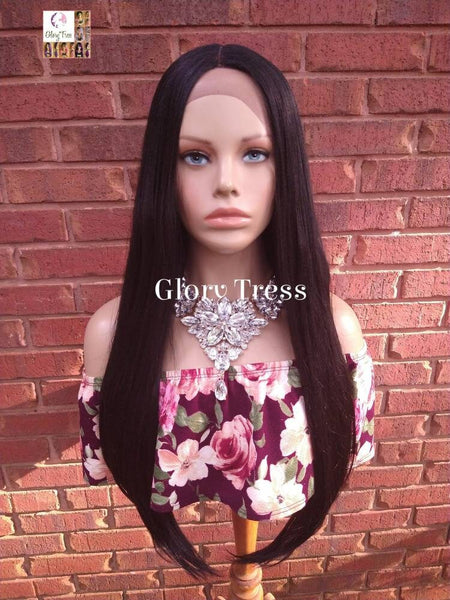 Lace Front Wig, Straight Lace Front Wig, Black Wig, Glory Tress Wigs, Lace Part Wig, New Arrival // FLAWLESS