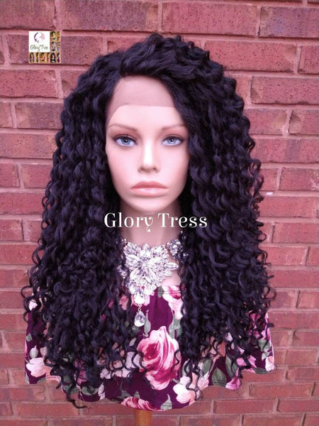 Curly Lace Front Wig, Black Curly Wig, Big Curly Wig, African American Wig, Glory Tress, New Arrival // MARVELOUS