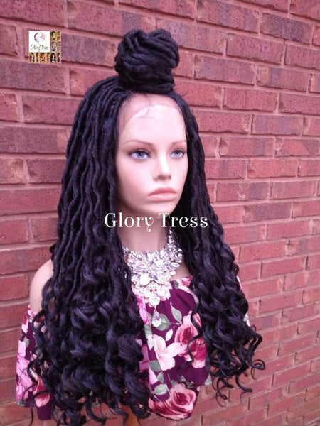 Lace Front Wig, Dreadlock Wig,  Glory Tress, Goddess Locks, Dreadlocks, African American Wig, 4x4 Lace Parting / AFRICA