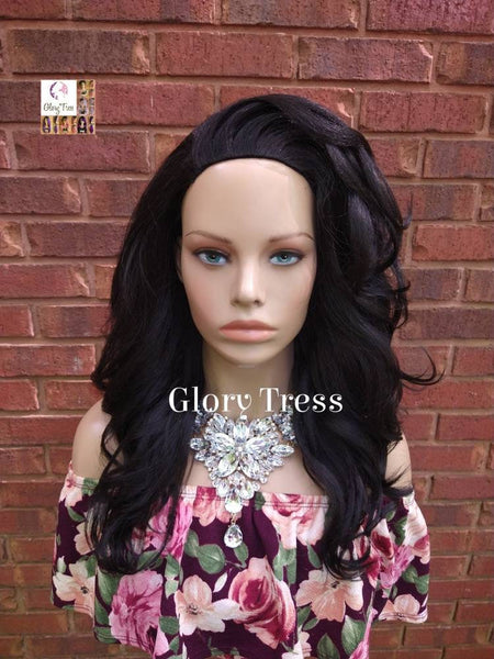 Half Wig, Curly Wig, African American Wig, Kinky Curly Wig, Natural Yaki Wig, Blown Out Hairstyle, ON SALE // MARY