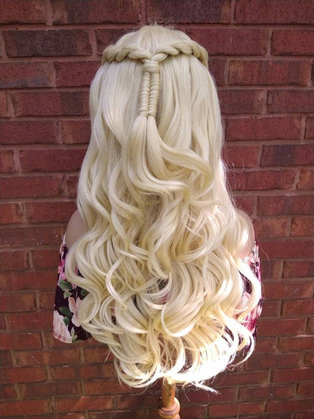 Lace Front Wig | Wavy Lace Front |  Wigs | Glory Tress |  Wigs | Braided Wig | Blond Wig | Wedding Wig | Prom Wig | Ready To Ship // ELEGANT