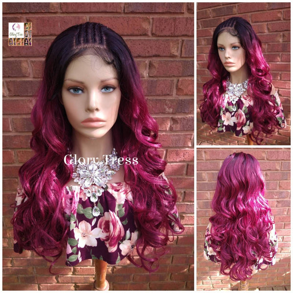 Lace Front Wig | Wavy Lace Front |  Wigs | Glory Tress |  Wigs | Braided Wig Wedding Wig | Prom Wig |  Ready To Ship // ELEGANCE