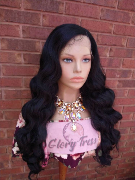 Black Body Wavy Lace Front Wig | Glory Tress Wigs | African American Wigs | Alopecia Chemo Wig | Gift For Her | Ready to Ship // GLAM QUEEN